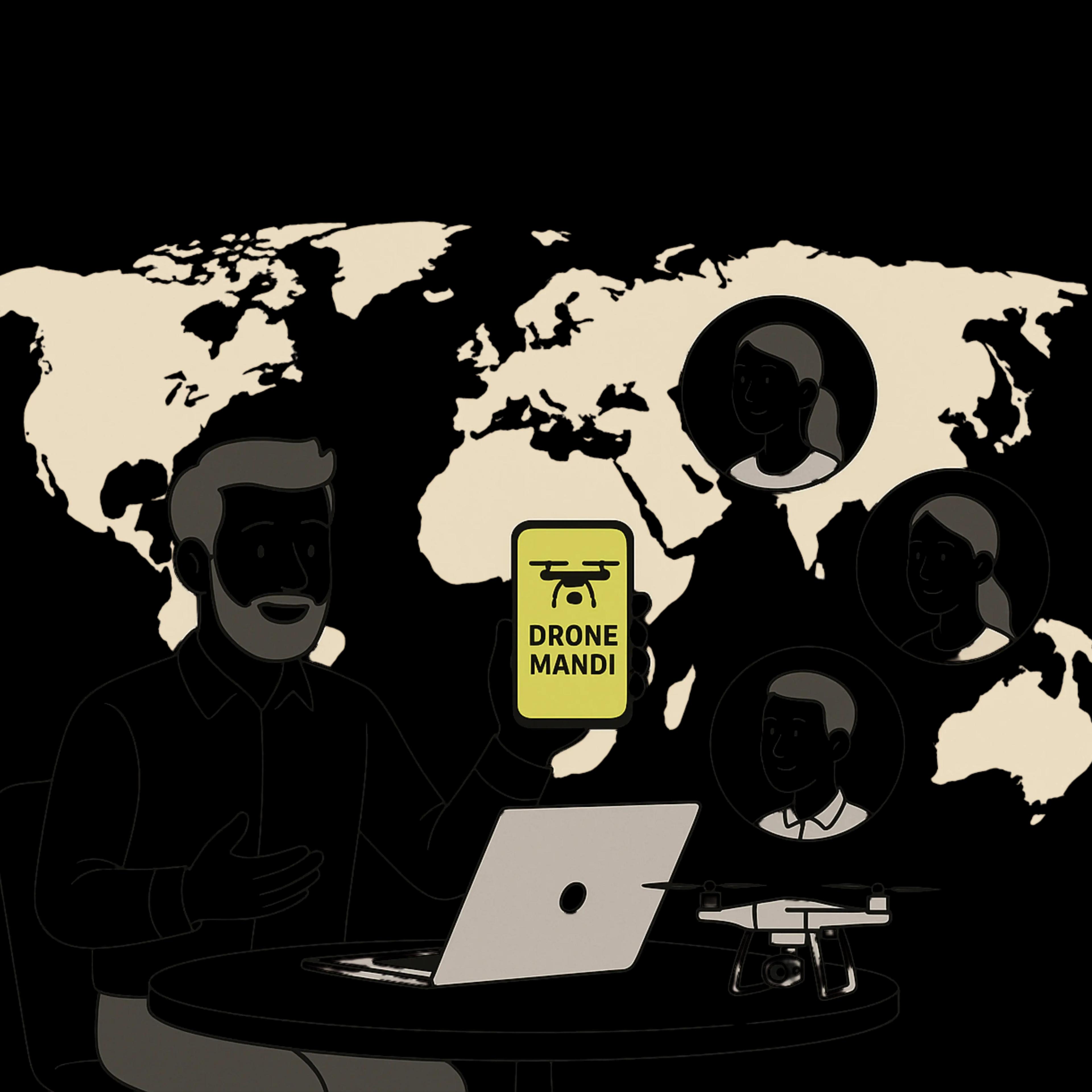 Drone Mandi's global expansion and future vision