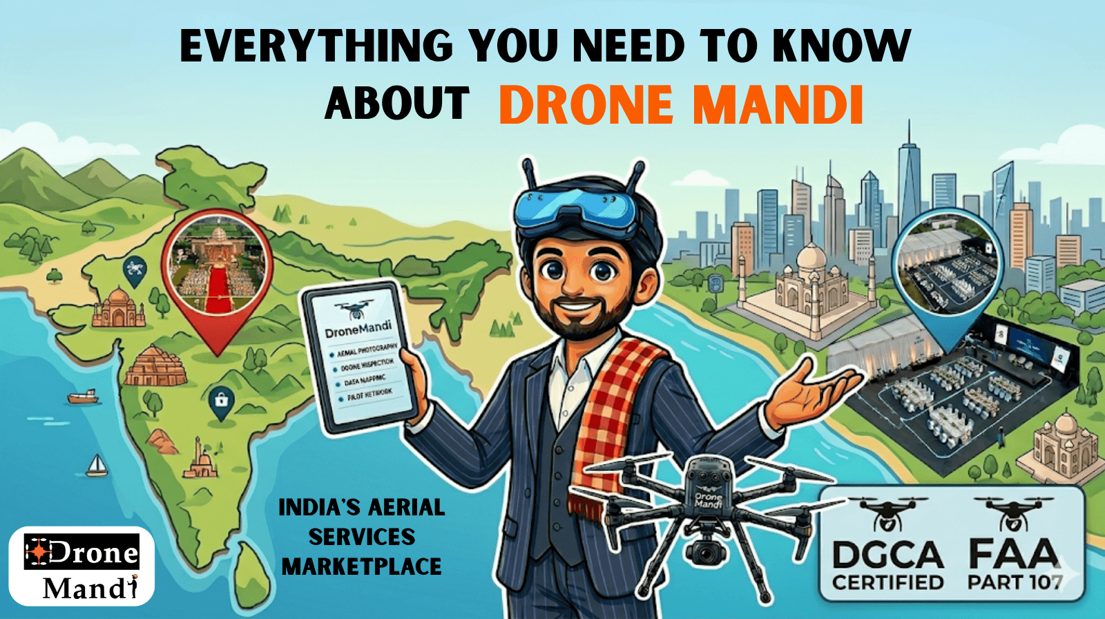Everything You Need to Know About Drone Mandi: India's Aerial Services Marketplace