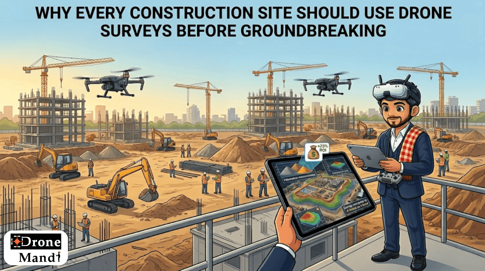 Why Every Construction Site Should Use Drone Surveys Before Groundbreaking