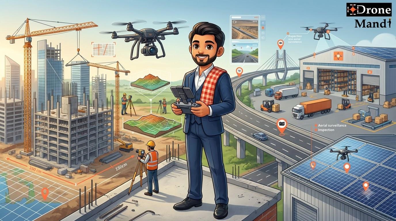 commercial drone services in India