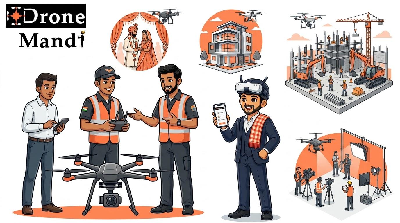Drone Rental with Pilot in India: Cost, Process & What You Get