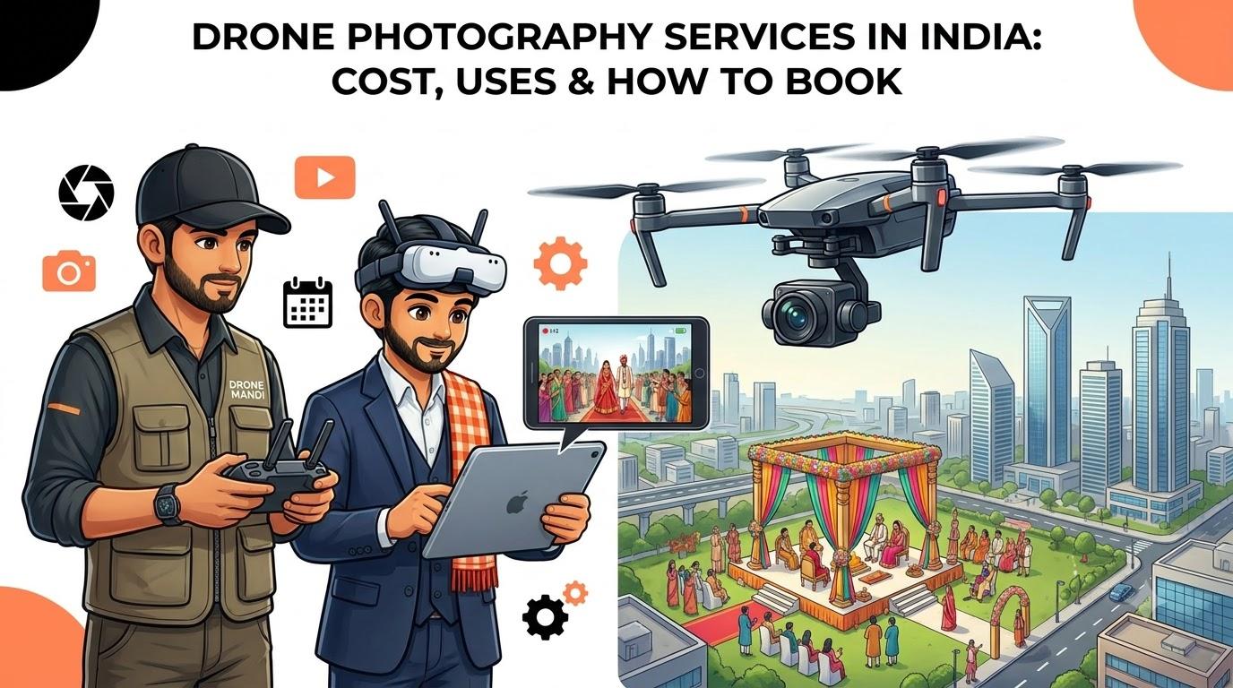 Drone Photography Services in India: Cost, Uses & How to Book