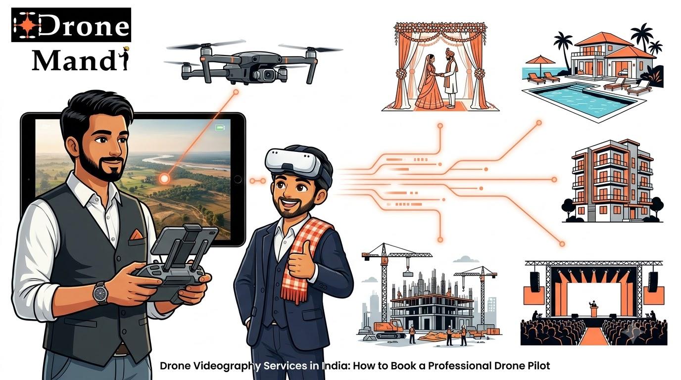 Drone Videography Services in India: How to Book a Professional Drone Pilot