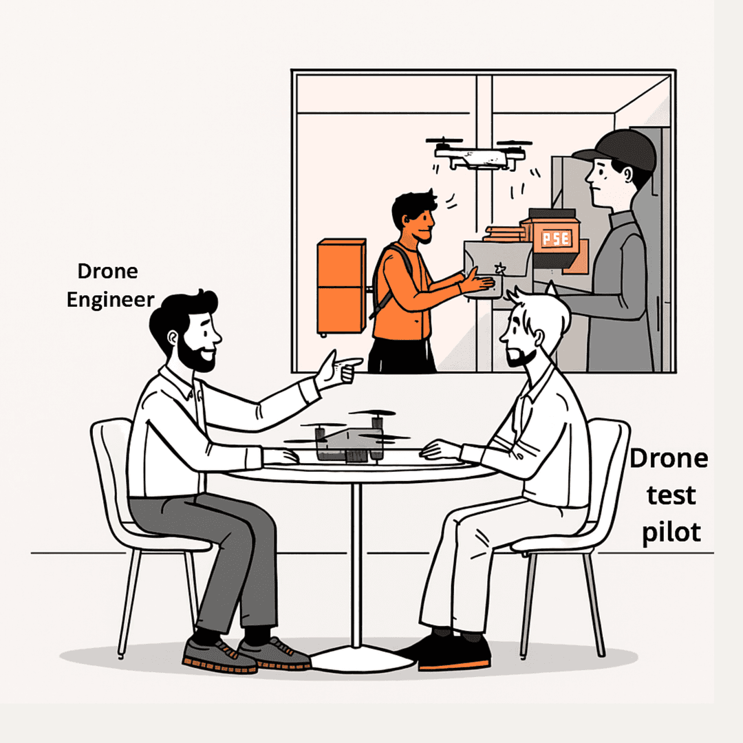 Pilot and engineer realizing the gap in drone industry opportunities