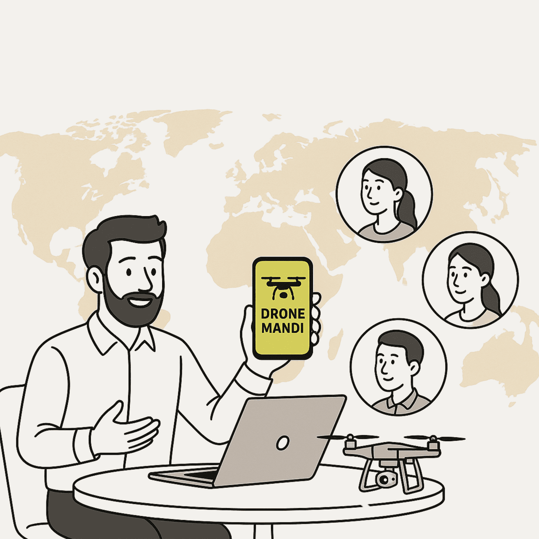 Drone Mandi's global expansion and future vision