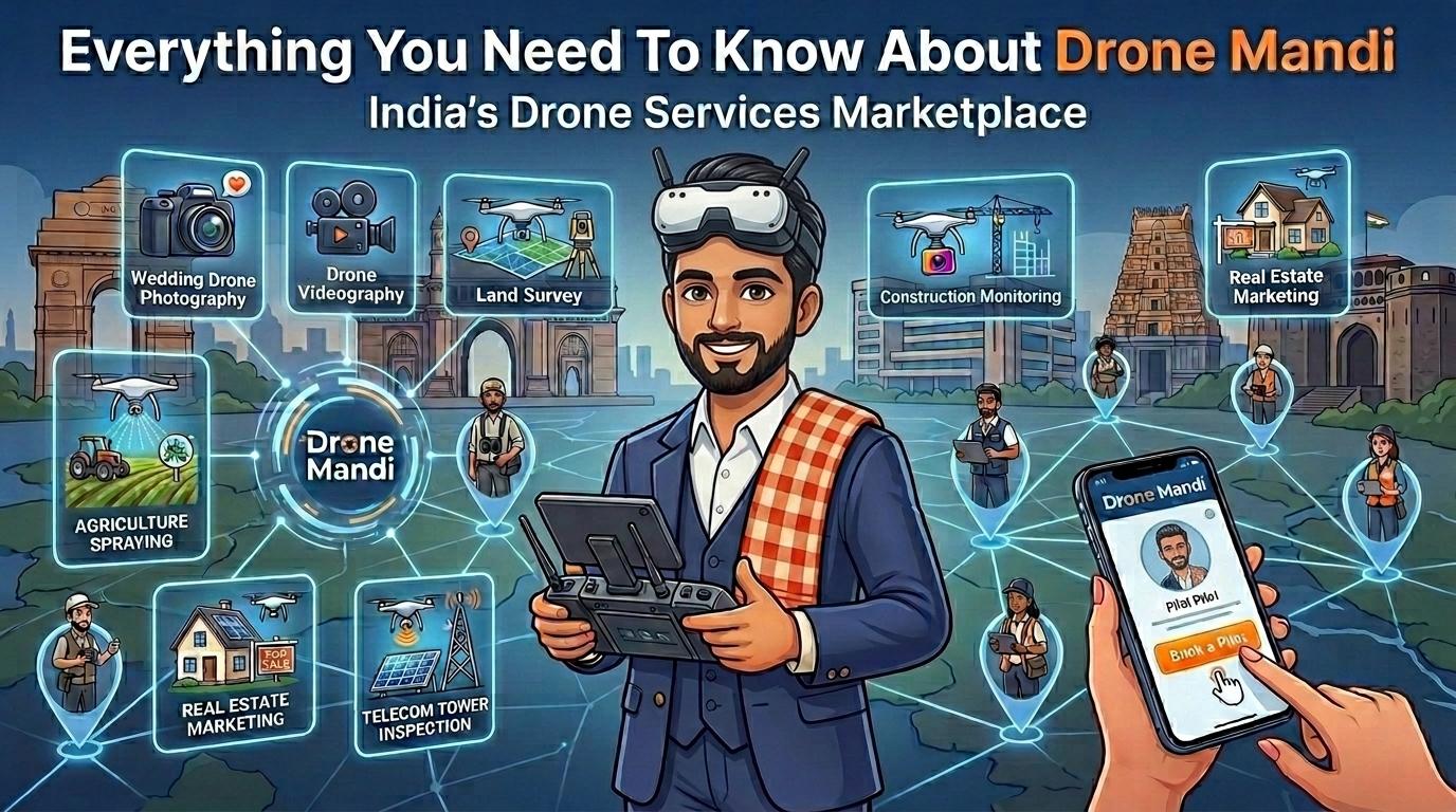 Why Drone Mandi Is Becoming India's Go-To Platform for Drone Services